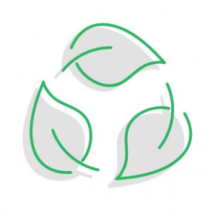 paper free office recycling icon