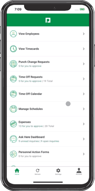 Manager Self Service Software Manager on the Go Paycom