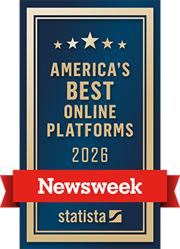 Newsweek America's Best Online Platforms 2025 Accolade